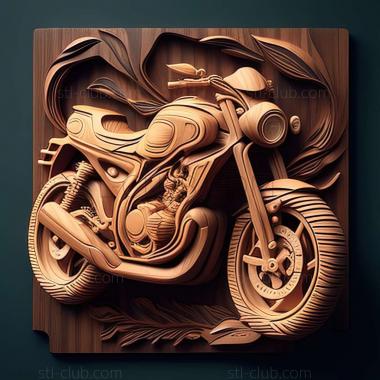 3D мадэль Honda CB400 (STL)